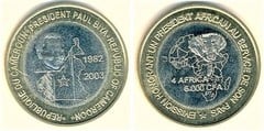 6.000 francs CFA (Chairman Paul Biya) from Cameroon