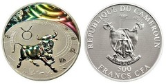 500 francs CFA (Taurus) from Cameroon