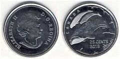 25 cents (Life in the North) from Canada