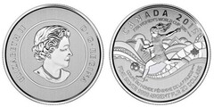 20 dollars (Copa Mundial Femenina de la FIFA 2015) from Canada