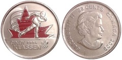 25 cents (Cindy Klassen) from Canada