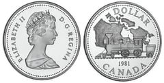 1 dollar (Tren Transcontinental) from Canada