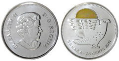 25 cents (Peregrine Falcon) from Canada