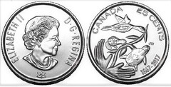 25 cents (Esperanza en un Futuro Verde) from Canada