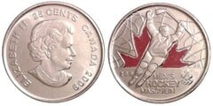 25 cents (Olympic Games -Men's Ice Hockey) from Canada