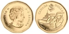 1 dollar (Centennial of the Royal Canadian Navy) from Canada