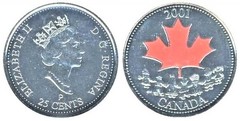 25 cents (Día de Canadá) from Canada
