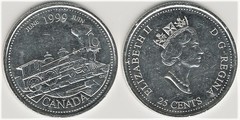25 cents (Nuevo Milenio-Junio) from Canada
