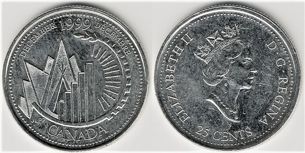 Photo of 25 cents (Nuevo Milenio-Diciembre)