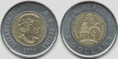 2 dollars (Bosque boreal) from Canada
