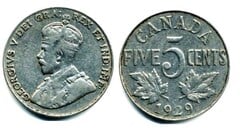 5 cents (George V) from Canada