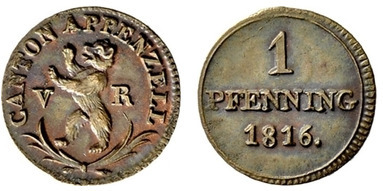 Photo of 1 pfennig