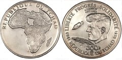 300 francos (10th Anniversary of Independence) from Chad