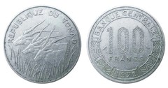 100 francos CFA from Chad