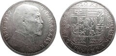 20 korun (Death of President Tomás G. Masaryk) from Czechoslovakia
