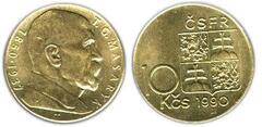 10 korun (Tomas Garyk Masaryk) from Czechoslovakia