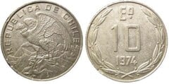 10 escudos from Chile