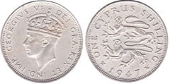 1 shilling from Cyprus