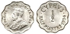 1/2 piastre from Cyprus