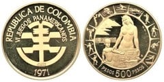 500 pesos (VI Pan American Games) from Colombia