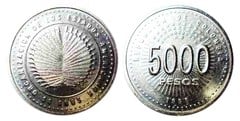 5.000 pesos (50th Anniversary of the Organization of American States) from Colombia
