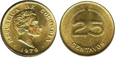 25 centavos from Colombia