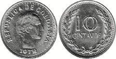 10 centavos from Colombia