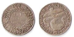 2 reales (Nueva Granada) from Colombia