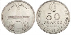 50 francs from Comoros