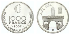 1000 francs from Comoros
