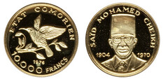 10 000 francs (Said Mohamed Cheikh) from Comoros