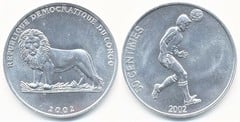 50 centimes (Fútbol) from Congo-Rep. Democratic