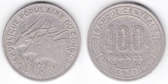 100 francs CAF from Congo-Republic