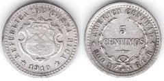 5 céntimos from Costa Rica