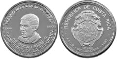 1.000 colones (Oscar Arias-Premio Nobel de la Paz) from Costa Rica