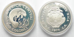 100 colones (Manatee Conservation) from Costa Rica