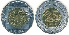 25 kuna (Unión Europea) from Croatia