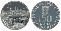150 kuna (800th Anniversary of the City of Osijek) from Croatia