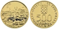 500 kuna (800th Anniversary of the City of Osijek) from Croatia