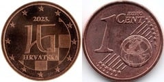 1 euro cent from Croatia