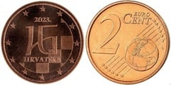 2 euro cent from Croatia