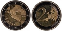 2 euro from Croatia