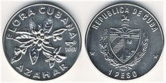 1 peso (Flora Cubana - Azahar) from Cuba