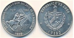1 peso (The Ingenious Hidalgo Don Quixote of La Mancha) from Cuba