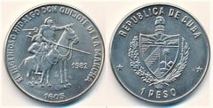 1 peso (The Ingenious Hidalgo Don Quixote of La Mancha) from Cuba