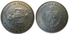 1 peso (Means of Transportation - La Volanta Cubana) from Cuba