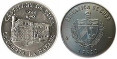 1 peso (Cuban Castles - La Fuerza - Havana) from Cuba