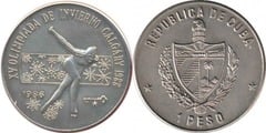 1 peso (XV Olimpiada de Invierno - Calgary) from Cuba