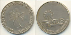 50 centavos (Intur) from Cuba