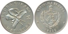 1 peso (Flora Cubana - Mariposa) from Cuba
